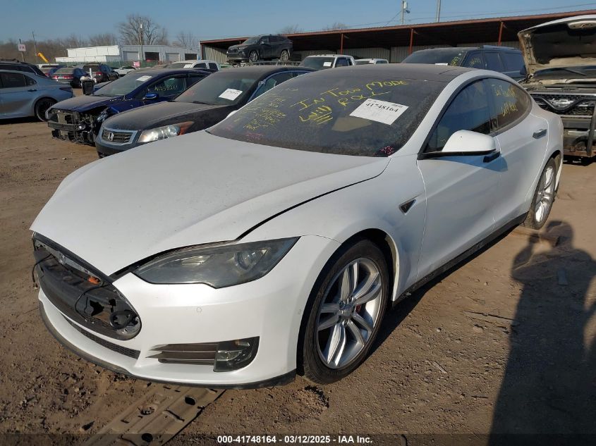 2014 Tesla Model S P85 VIN: 5YJSA1H17EFP58418 Lot: 41748164