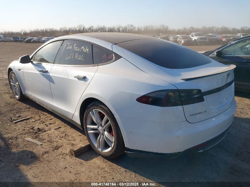 2014 Tesla Model S P85 VIN: 5YJSA1H17EFP58418 Lot: 41748164