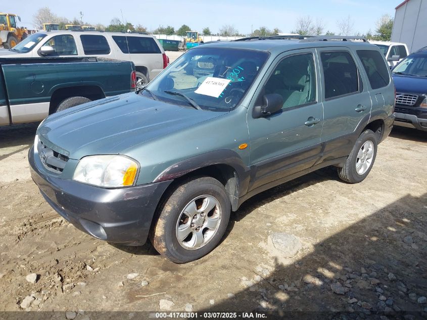 2004 Mazda Tribute Lx V6 VIN: 4F2CZ04124KM17765 Lot: 41748301