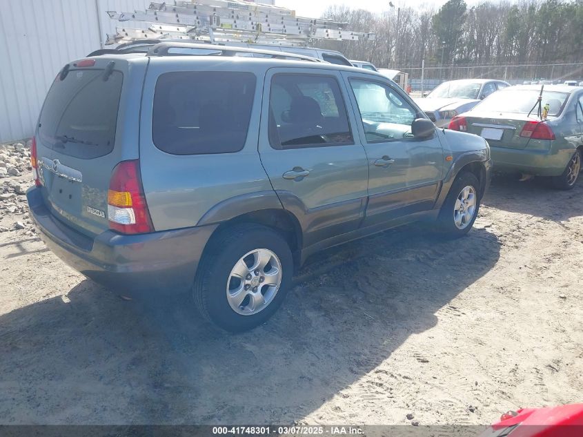 2004 Mazda Tribute Lx V6 VIN: 4F2CZ04124KM17765 Lot: 41748301