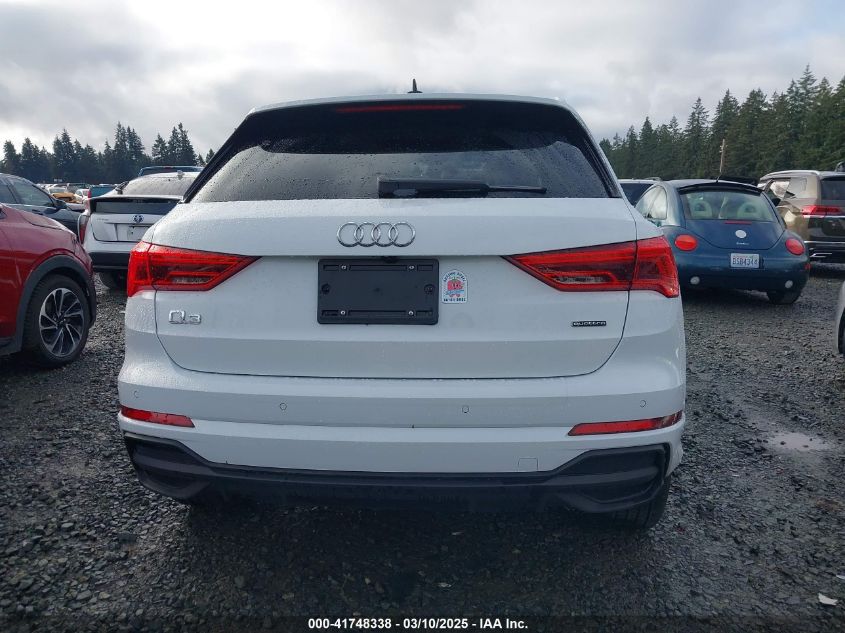 2023 Audi Q3 Premium Plus S Line 45 VIN: WA1EECF3XP1139996 Lot: 41748338