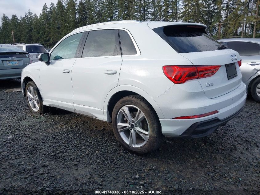 2023 Audi Q3 Premium Plus S Line 45 VIN: WA1EECF3XP1139996 Lot: 41748338