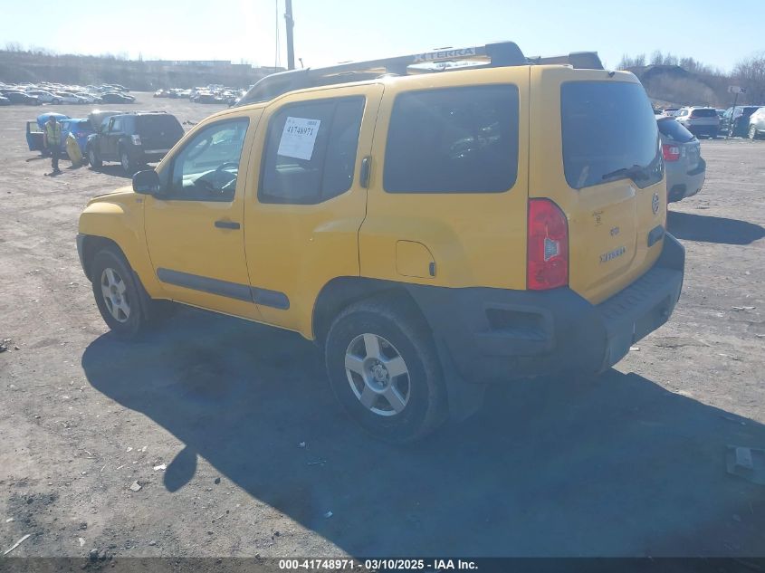 2008 Nissan Xterra S VIN: 5N1AN08W58C531943 Lot: 41748971