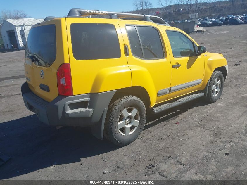 2008 Nissan Xterra S VIN: 5N1AN08W58C531943 Lot: 41748971