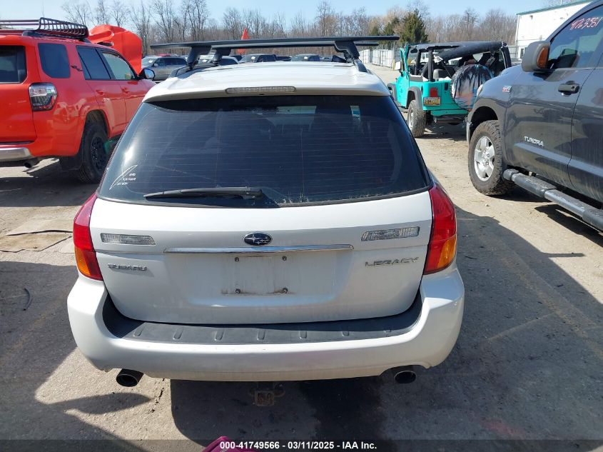 2006 Subaru Legacy 2.5I VIN: 4S3BP626866304224 Lot: 41749566