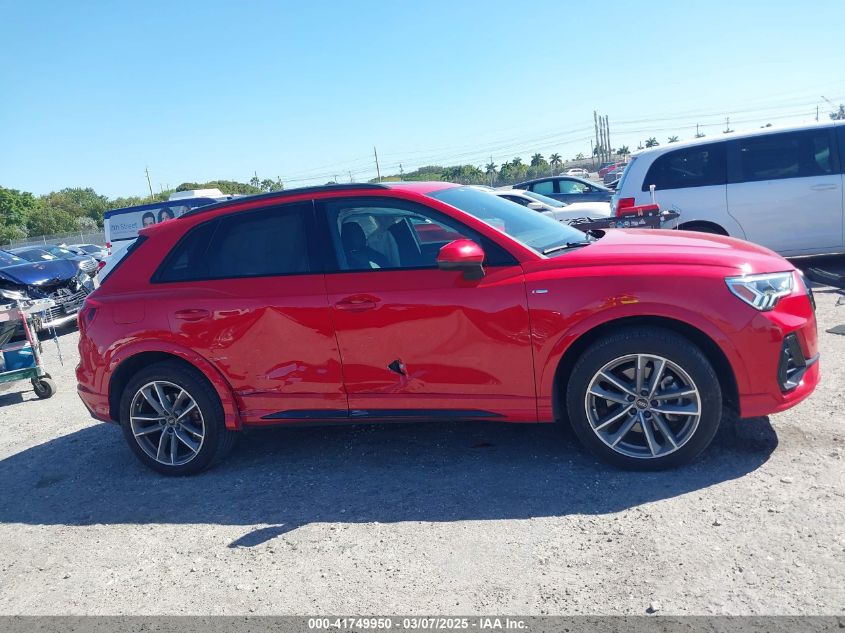 2024 Audi Q3 Premium 45 Tfsi S Line Quattro Tiptronic VIN: WA1DECF39R1057403 Lot: 41749950