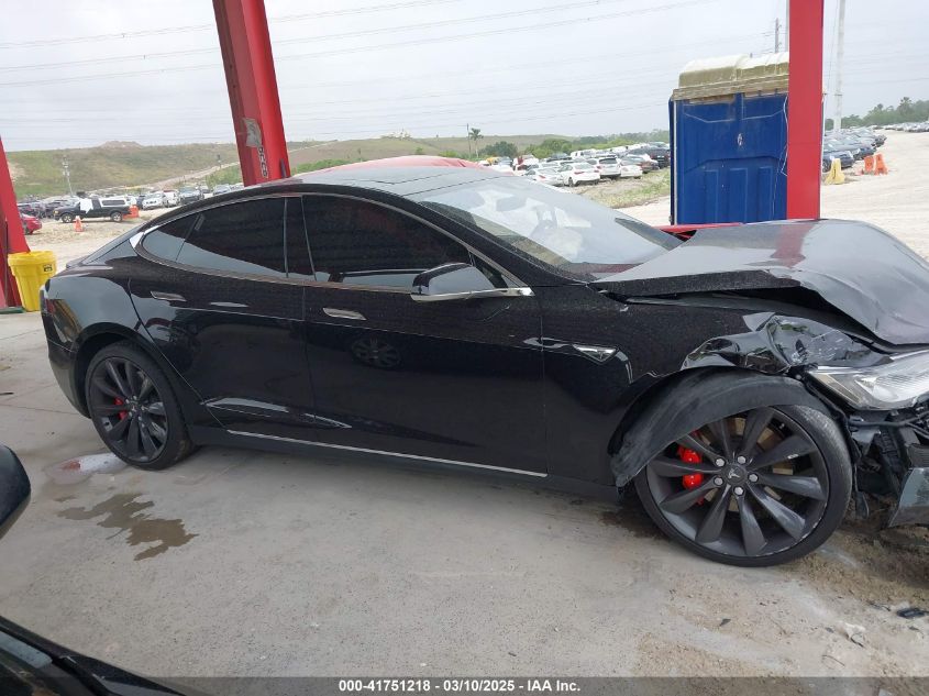 2015 Tesla Model S 85D/P85D VIN: 5YJSA1E4XFF116324 Lot: 41751218