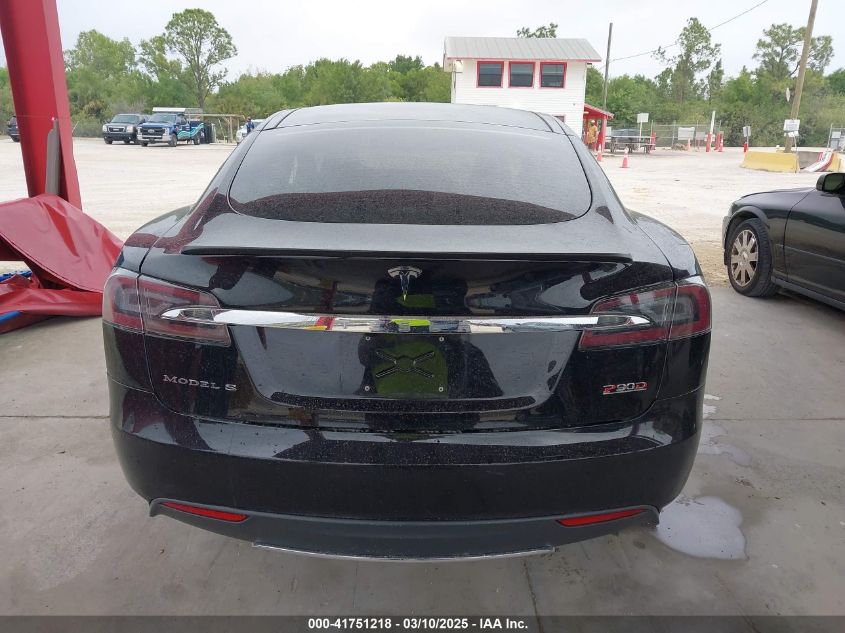 2015 Tesla Model S 85D/P85D VIN: 5YJSA1E4XFF116324 Lot: 41751218