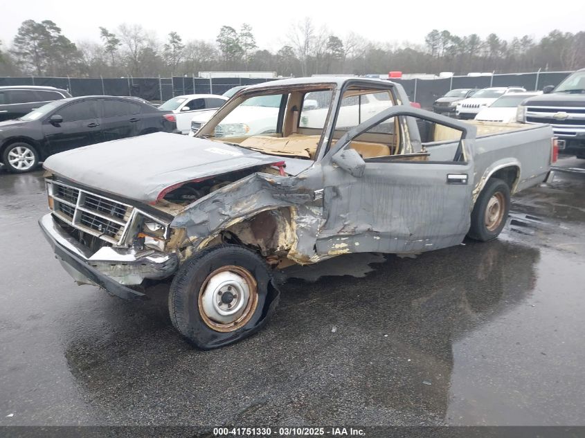 1987 Dodge Dakota VIN: 1B7GN14M0HS416892 Lot: 41751330