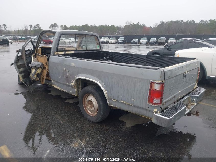 1987 Dodge Dakota VIN: 1B7GN14M0HS416892 Lot: 41751330