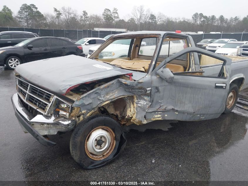 1987 Dodge Dakota VIN: 1B7GN14M0HS416892 Lot: 41751330