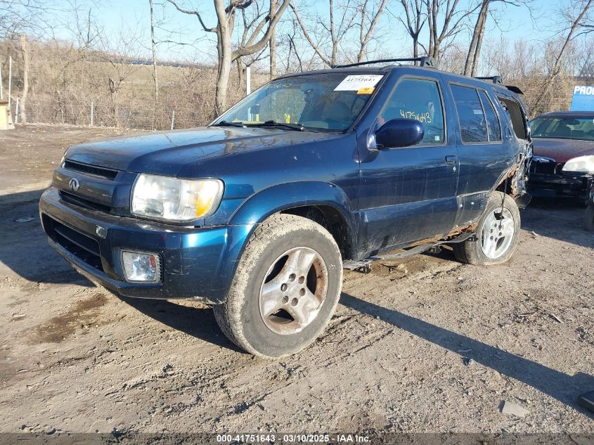 2002 Infiniti Qx4 VIN: JNRD09Y52W2523740 Lot: 41751643