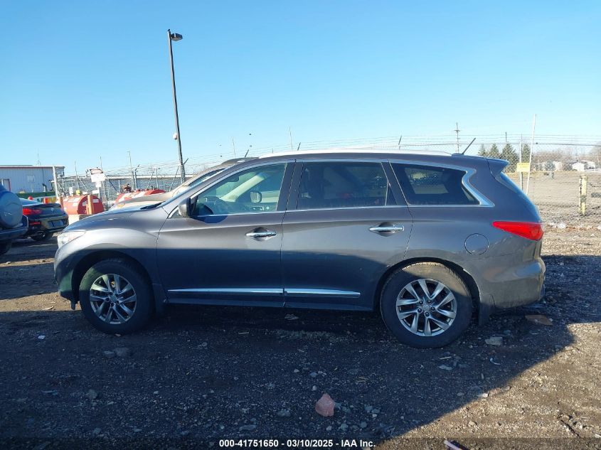 2013 Infiniti Jx35 VIN: 5N1AL0MM5DC340124 Lot: 41751650