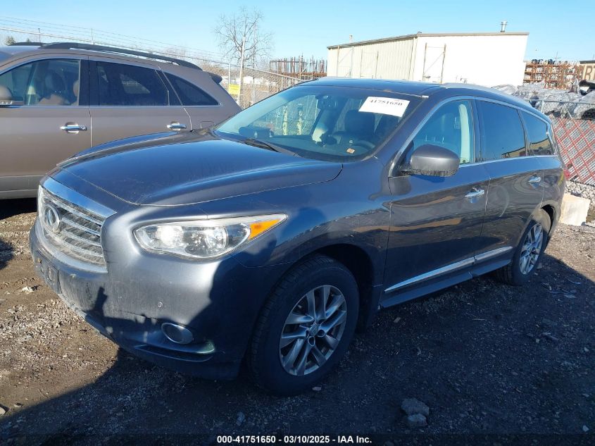 2013 Infiniti Jx35 VIN: 5N1AL0MM5DC340124 Lot: 41751650