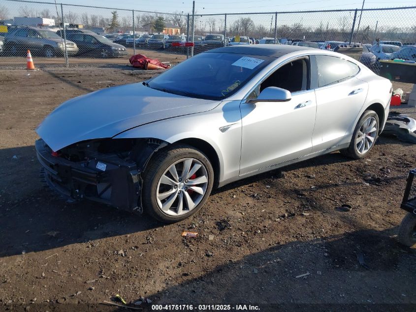 2015 Tesla Model S 70D/85D/P85D VIN: 5YJSA1H20FFP76950 Lot: 41751716