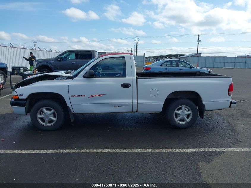 1999 Dodge Dakota Slt/Sport VIN: 1B7FL26X9XS109444 Lot: 41753871