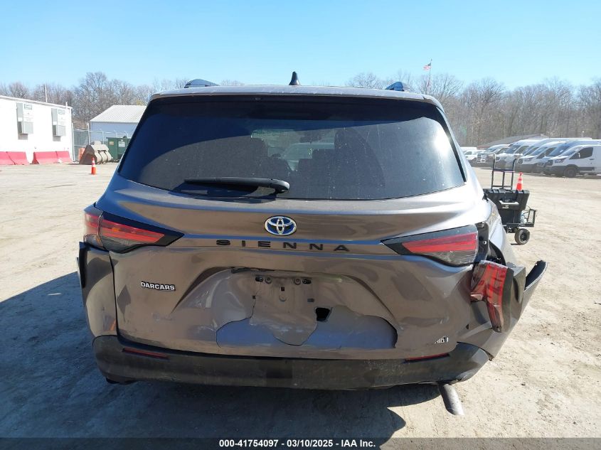 2022 Toyota Sienna Le VIN: 5TDKRKEC6NS092989 Lot: 41754097