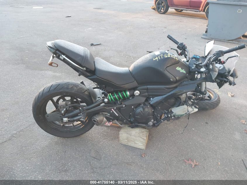 2015 Kawasaki Ex650 F VIN: JKAEXEF15FDA21147 Lot: 41755140