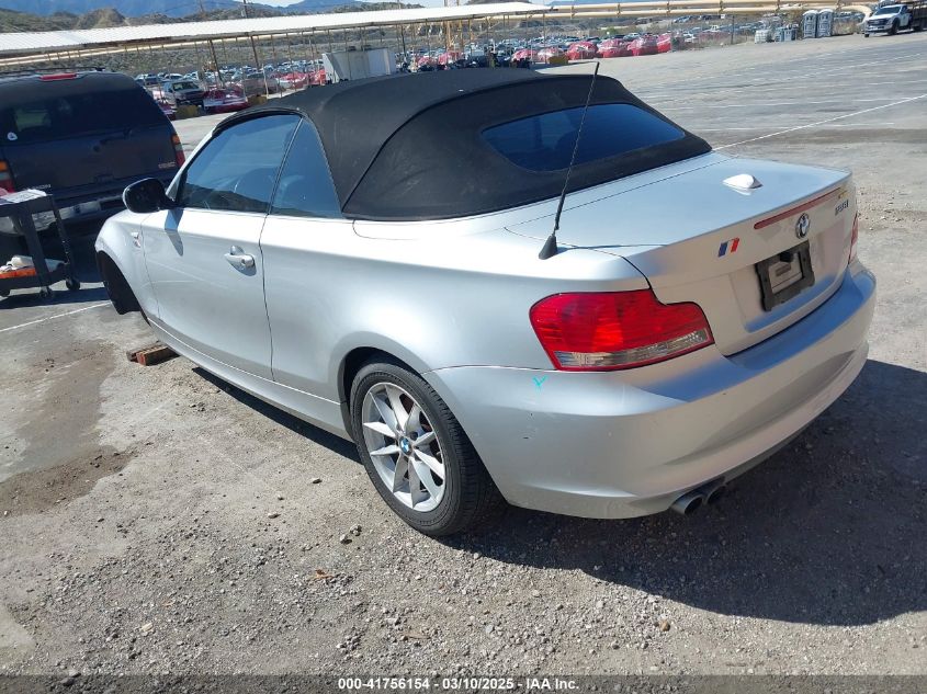 2010 BMW 128I VIN: WBAUL7C58AVJ77597 Lot: 41756154