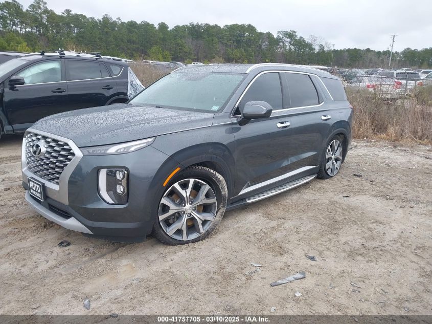 2021 Hyundai Palisade Sel VIN: KM8R44HEXMU308791 Lot: 41757705