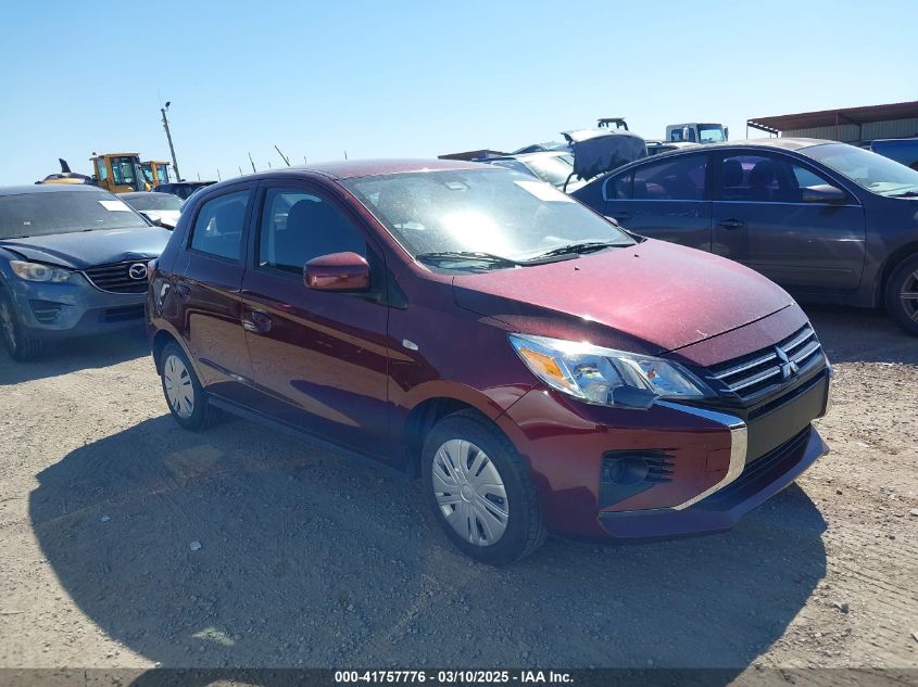 2024 Mitsubishi Mirage Es/Le VIN: ML32AUHJ7RH007765 Lot: 41757776