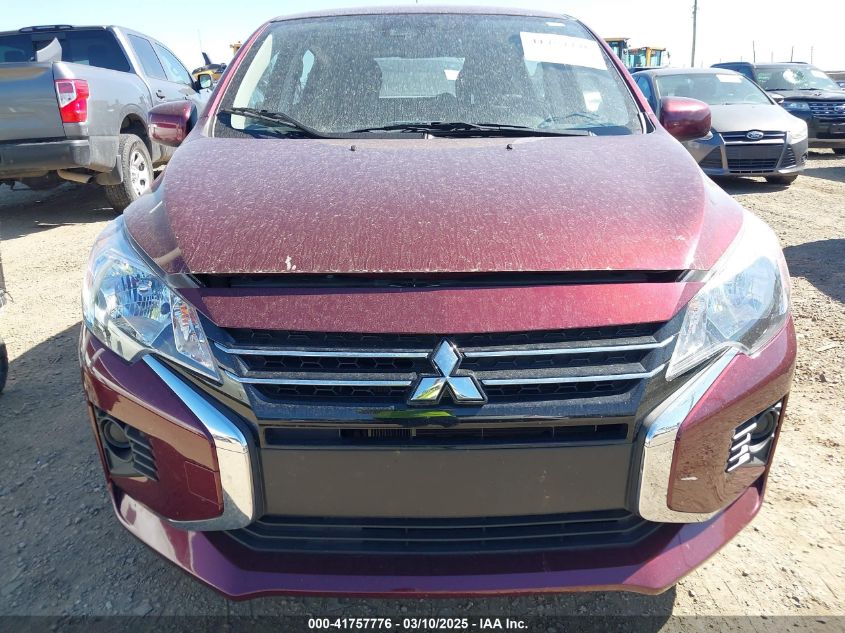 2024 Mitsubishi Mirage Es/Le VIN: ML32AUHJ7RH007765 Lot: 41757776