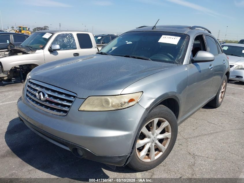 2006 Infiniti Fx35 VIN: JNRAS08U06X100766 Lot: 41758147