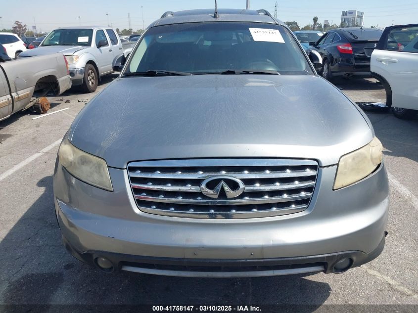 2006 Infiniti Fx35 VIN: JNRAS08U06X100766 Lot: 41758147