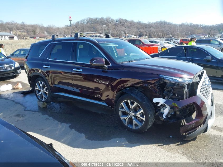 2021 Hyundai Palisade Sel VIN: KM8R4DHE6MU179464 Lot: 41759205