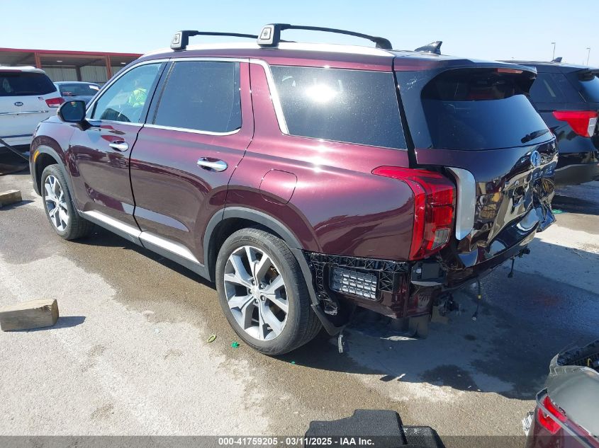 2021 Hyundai Palisade Sel VIN: KM8R4DHE6MU179464 Lot: 41759205