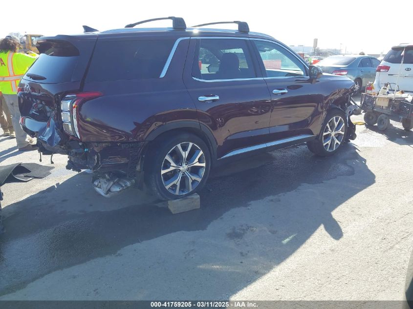 2021 Hyundai Palisade Sel VIN: KM8R4DHE6MU179464 Lot: 41759205