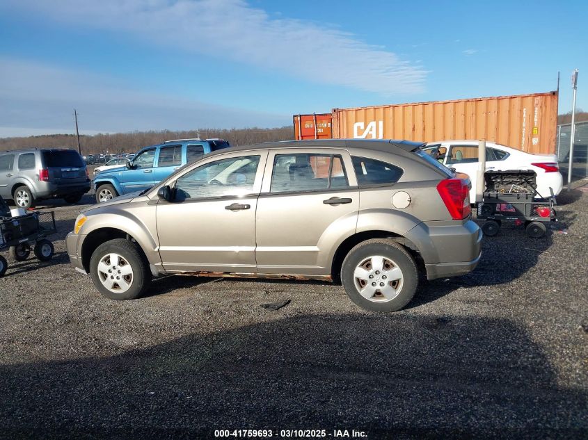 2008 Dodge Caliber VIN: 1B3HB28C78D630725 Lot: 41759693