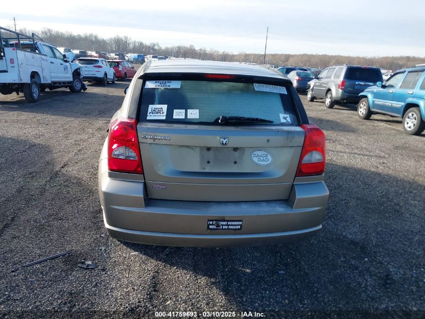 2008 Dodge Caliber VIN: 1B3HB28C78D630725 Lot: 41759693