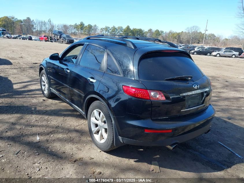 2005 Infiniti Fx35 VIN: JNRAS08W95X216192 Lot: 41760479