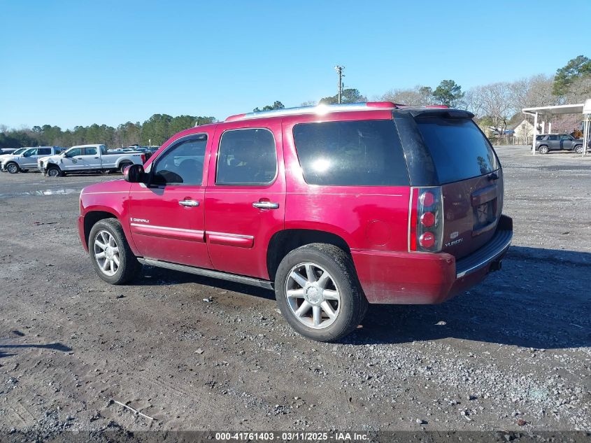 2008 GMC Yukon Denali VIN: 1GKFK63818J145535 Lot: 41761403