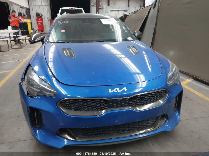 2022 Kia Stinger Gt-Line VIN: KNAE35LD1N6114793 Lot: 41764189