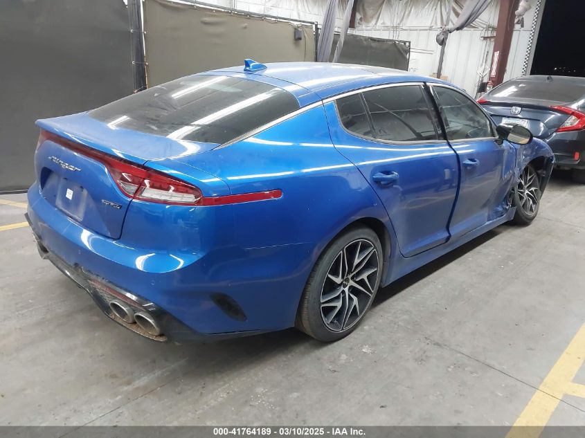 2022 Kia Stinger Gt-Line VIN: KNAE35LD1N6114793 Lot: 41764189