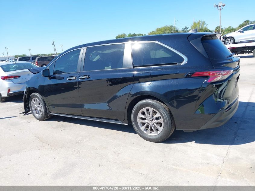 2022 Toyota Sienna Xle VIN: 5TDYRKEC2NS125318 Lot: 41764720