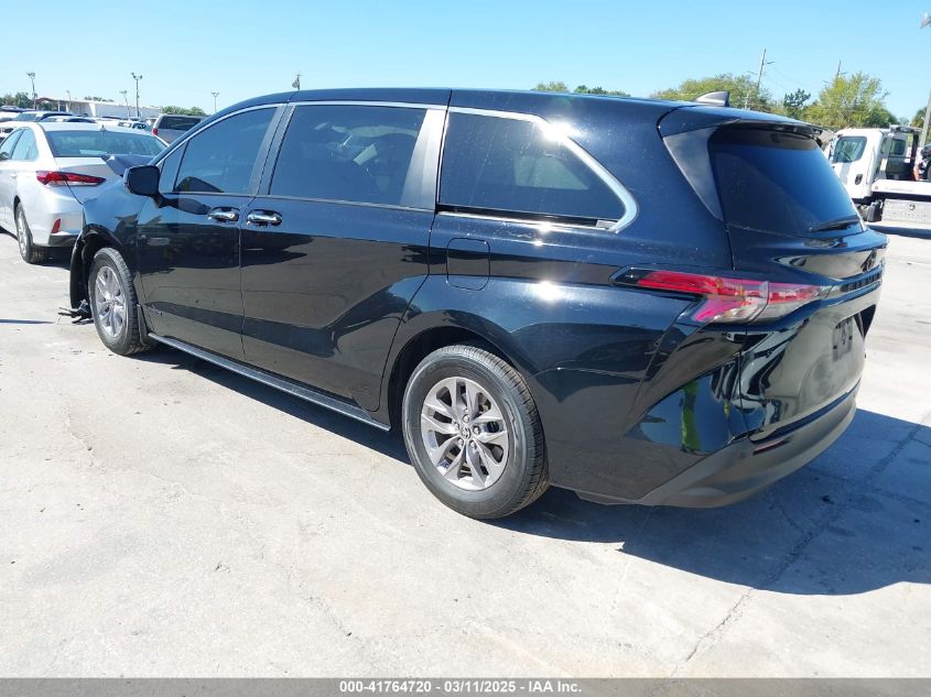 2022 Toyota Sienna Xle VIN: 5TDYRKEC2NS125318 Lot: 41764720