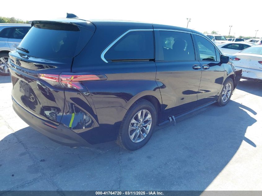 2022 Toyota Sienna Xle VIN: 5TDYRKEC2NS125318 Lot: 41764720