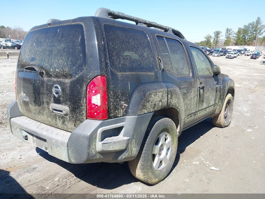 2007 Nissan Xterra S VIN: 5N1AN08U97C504189 Lot: 41764880