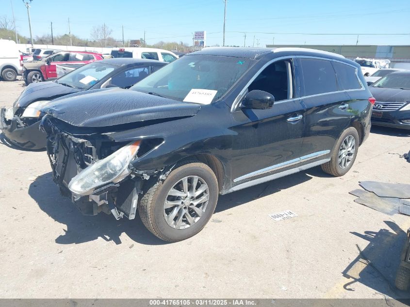 2013 Infiniti Jx35 VIN: 5N1AL0MN6DC342571 Lot: 41765105