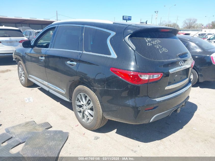 2013 Infiniti Jx35 VIN: 5N1AL0MN6DC342571 Lot: 41765105