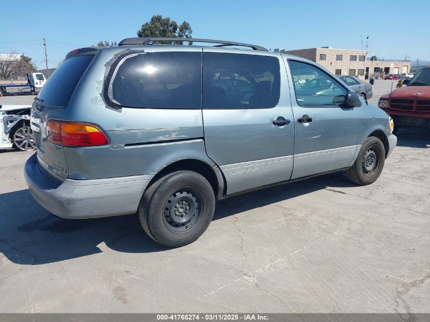 1999 Toyota Sienna Le VIN: 4T3ZF13C1XU097653 Lot: 41765274