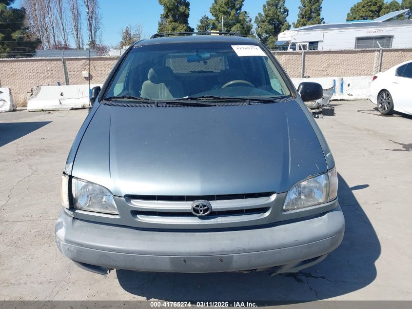 1999 Toyota Sienna Le VIN: 4T3ZF13C1XU097653 Lot: 41765274