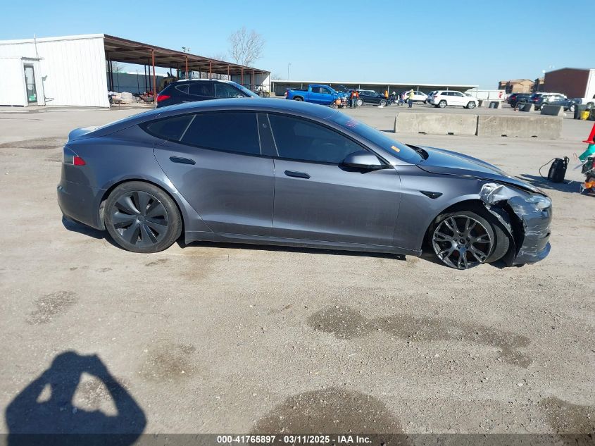 2022 Tesla Model S Dual Motor All-Wheel Drive VIN: 5YJSA1E57NF467229 Lot: 41765897