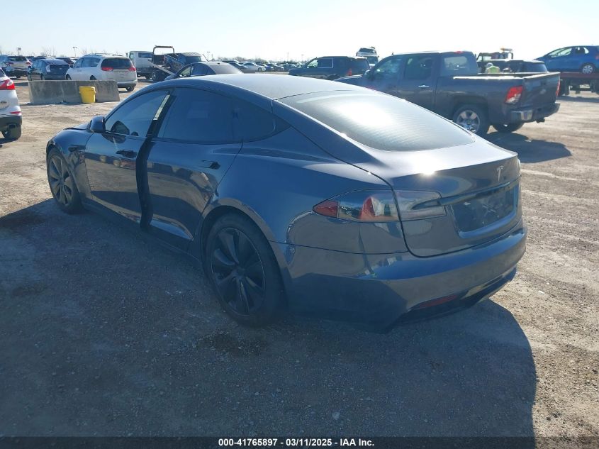 2022 Tesla Model S Dual Motor All-Wheel Drive VIN: 5YJSA1E57NF467229 Lot: 41765897