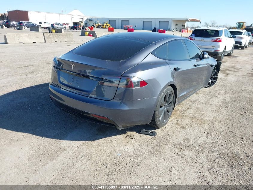 2022 Tesla Model S Dual Motor All-Wheel Drive VIN: 5YJSA1E57NF467229 Lot: 41765897