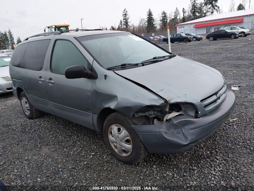 2000 Toyota Sienna Le VIN: 4T3ZF13C6YU218730 Lot: 41765930