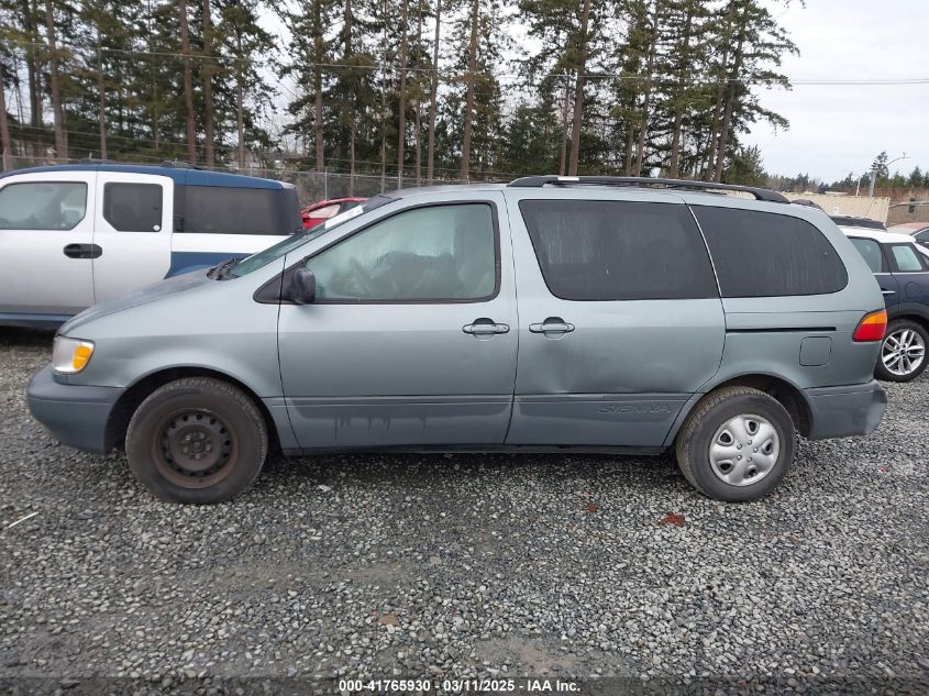 2000 Toyota Sienna Le VIN: 4T3ZF13C6YU218730 Lot: 41765930